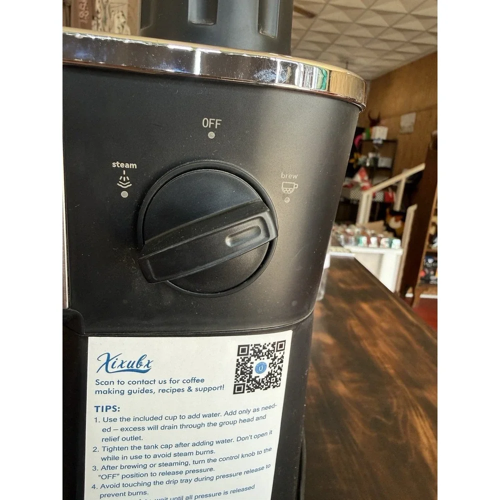 XIXUBX Espresso Coffee Maker BDC002A Steam Espresso Machine with Milk Frother